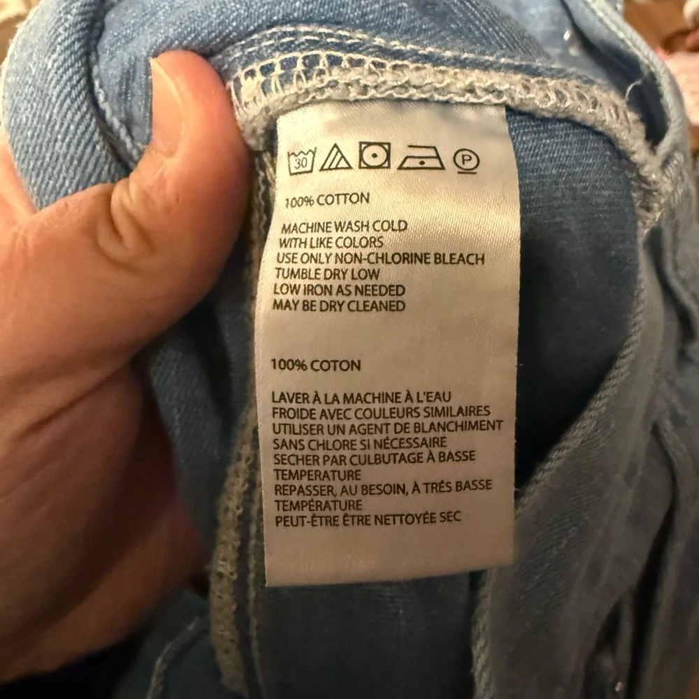 BDG Light Blue Straight Leg Cargo Jeans. Size W29. - Picture 5 of 5